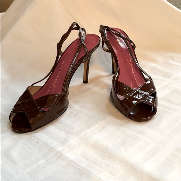 Kate Spade Designer patent leather sling backs. - Picture 6 of 7